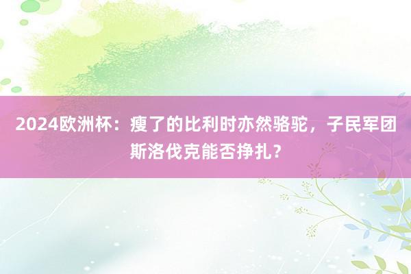 2024欧洲杯：瘦了的比利时亦然骆驼，子民军团斯洛伐克能否挣扎？